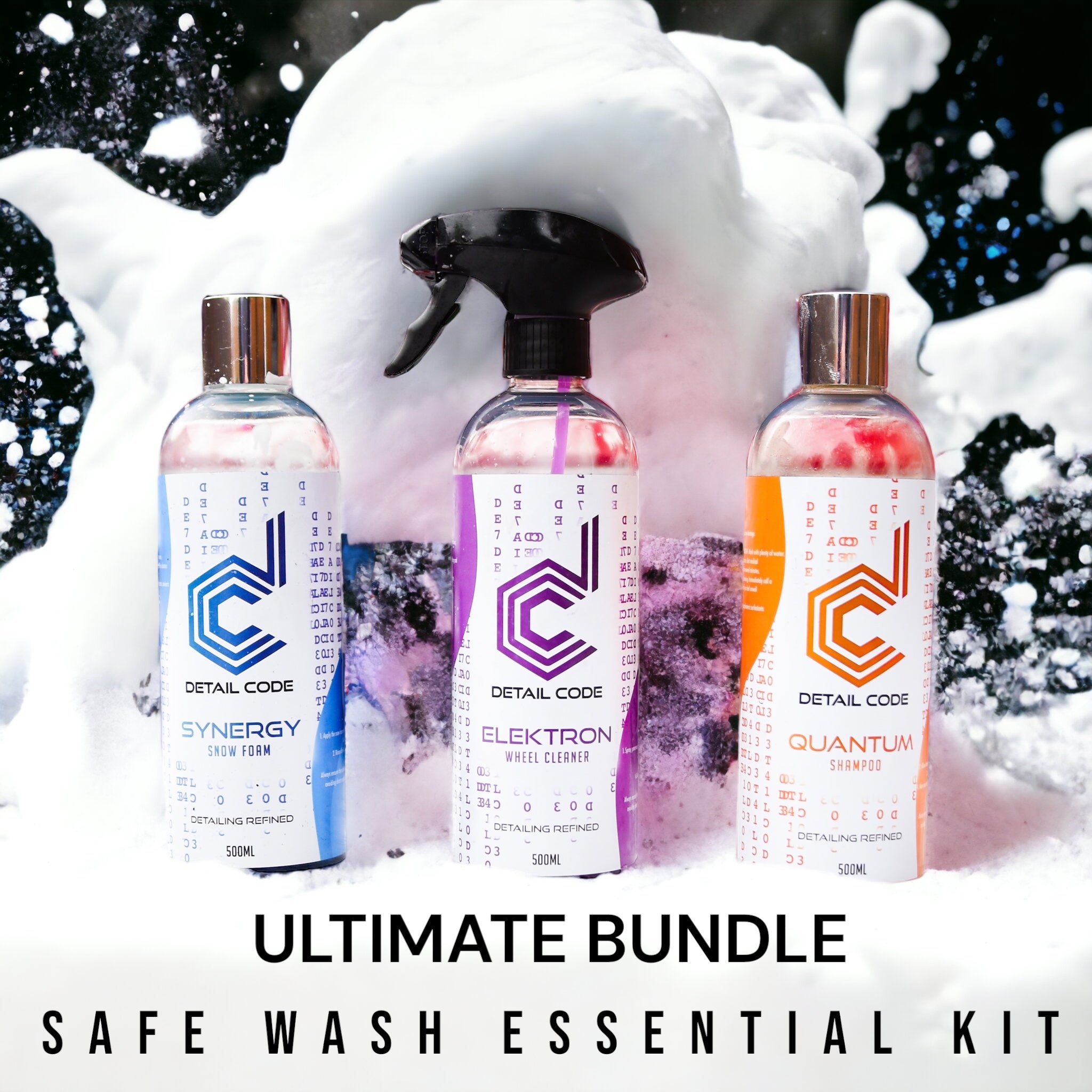 Safe Wash Essential Detailing Kit for professionals and enthusiasts