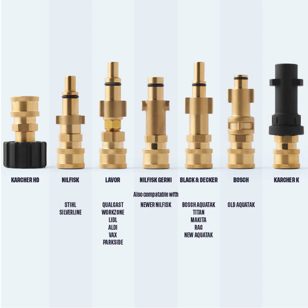 Glacier Wide Mouth Foam Cannon – Professional-Grade Snow Foam Lance for Thick, Streak-Free Car Cleaning