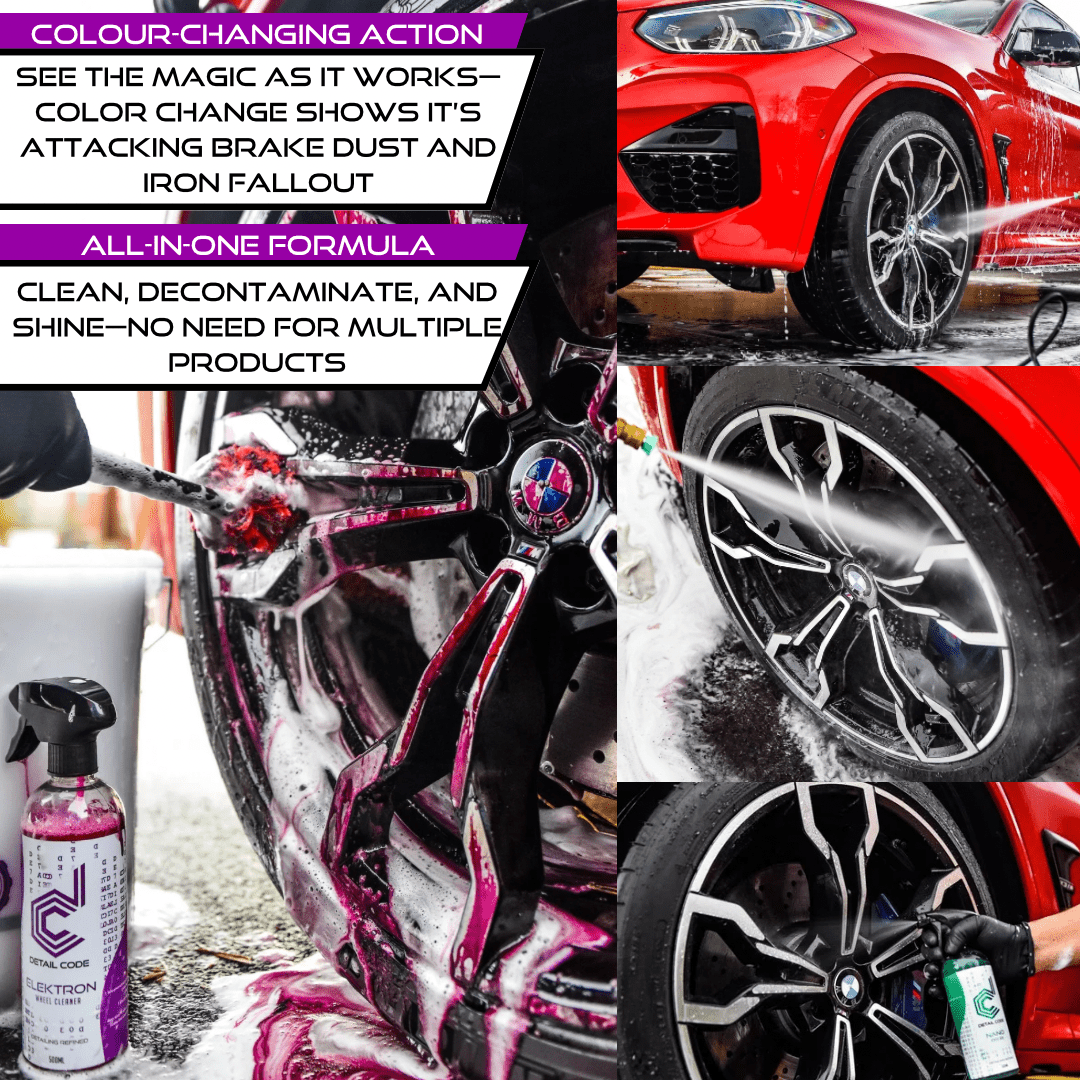 Safe Wash Essentials Kit – pH-Neutral Car Cleaning Bundle with Snow Foam, Shampoo, Wheel Cleaner & Microfiber Cloth