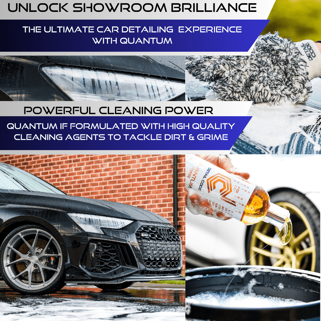 Safe Wash Essentials Kit – pH-Neutral Car Cleaning Bundle with Snow Foam, Shampoo, Wheel Cleaner & Microfiber Cloth