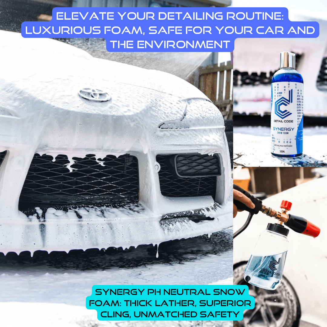 Synergy pH Neutral Snow Foam – High-Performance Car Cleaning Solution for a Scratch-Free, Luxurious Wash