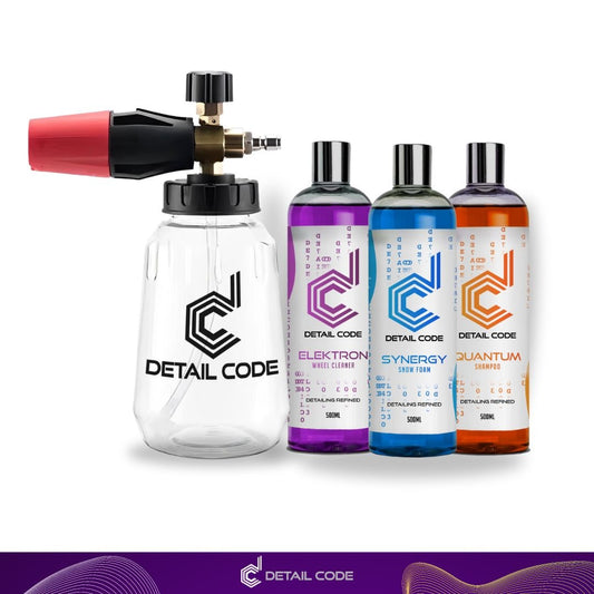 Ultimate Car Care Collection – Premium Gift Set for Car Enthusiasts, Featuring Foam Cannon, Snow Foam, Luxury Shampoo & Wheel Cleaner